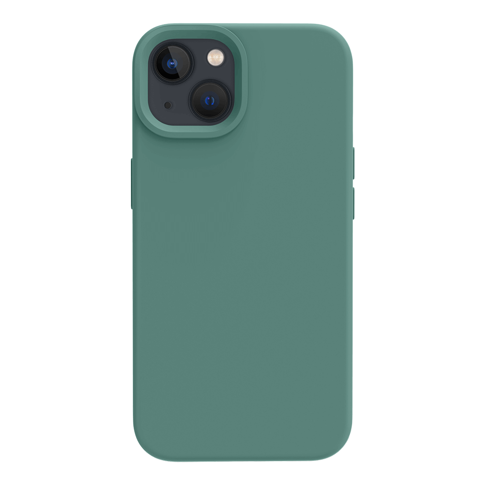 iPhone 13 silicone case - pine green#color_pine green