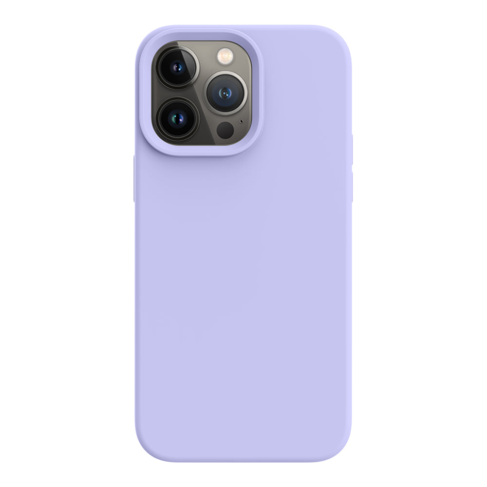 iPhone 14 Pro Max silicone case - light purple#color_light purple