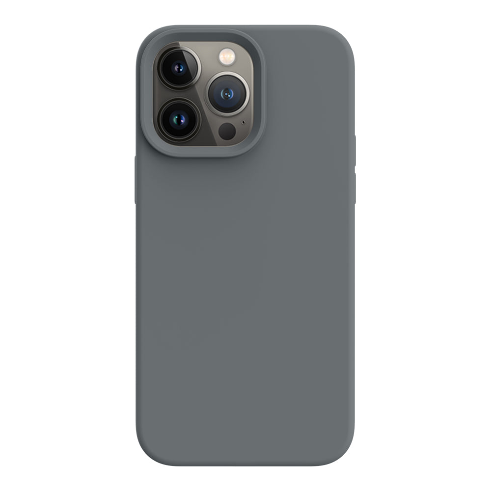 iPhone 14 Pro Max silicone case - space gray#color_space gray