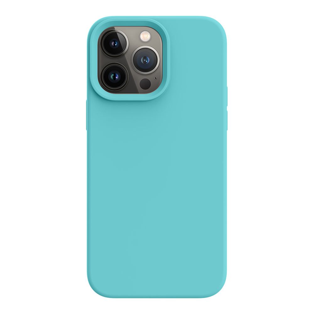 iPhone 14 Pro Max silicone case - sky blue#color_sky blue