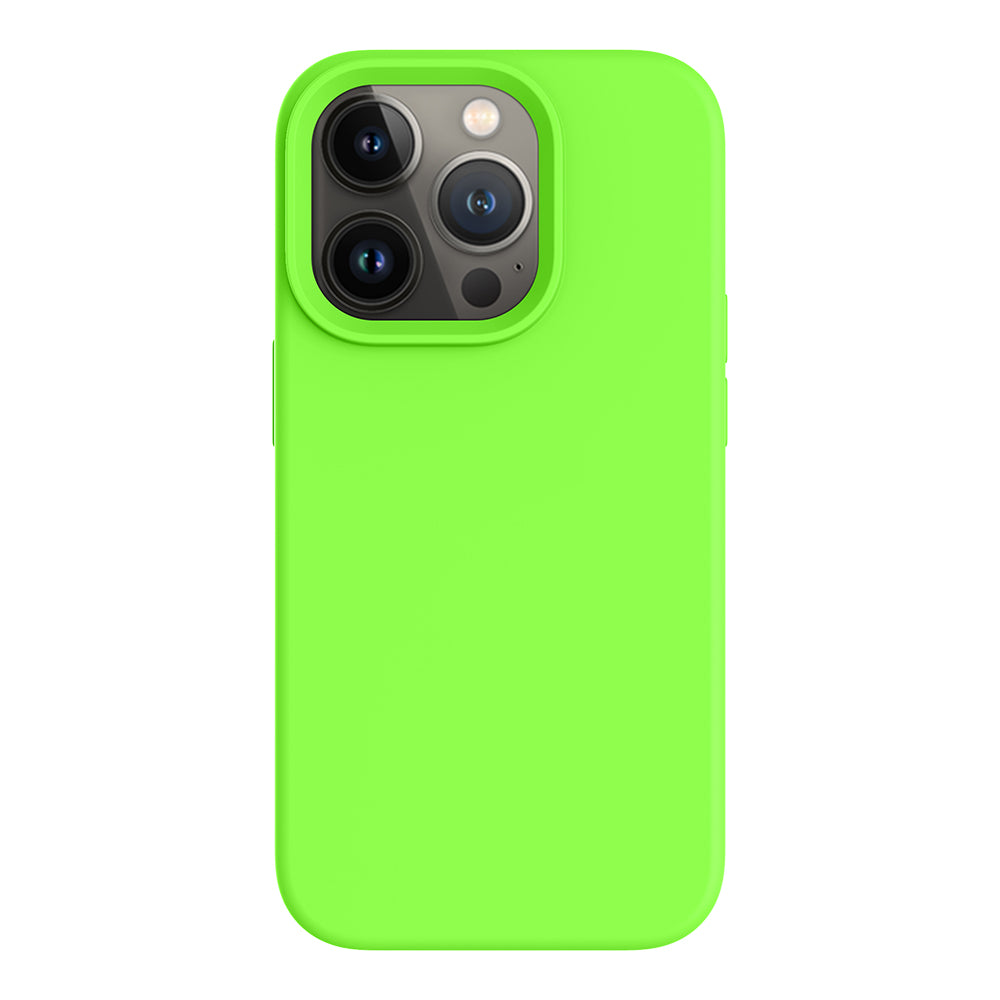 iPhone 14 Pro silicone case - bright green#color_bright green