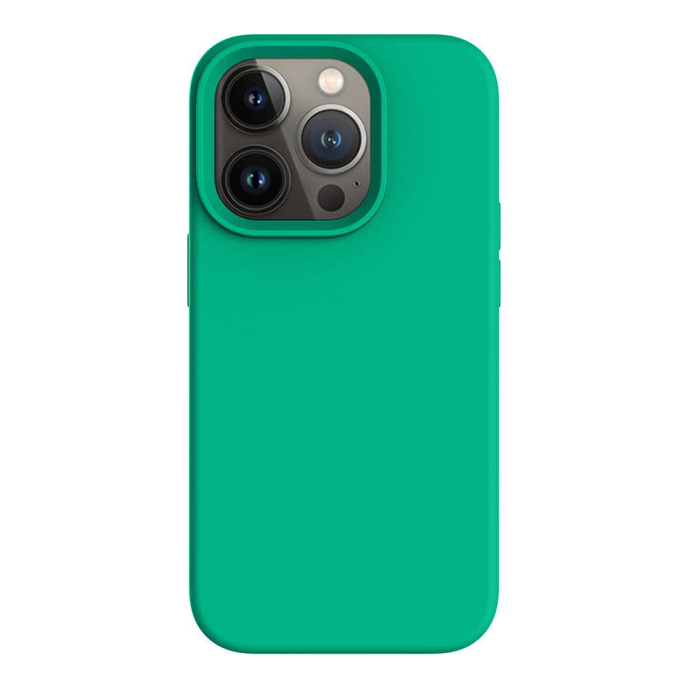 iPhone 14 Pro silicone case - emerald green#color_emerald green