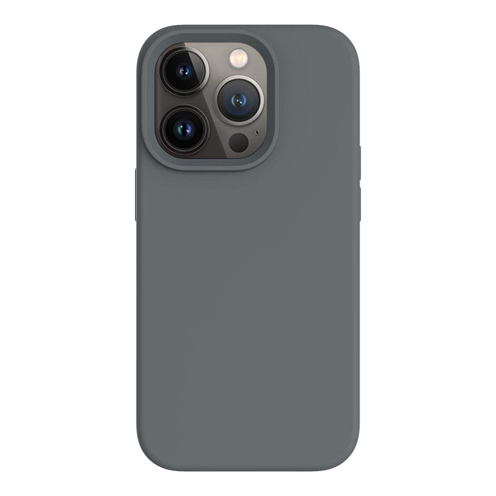 iPhone 14 Pro silicone case - space gray#color_space gray