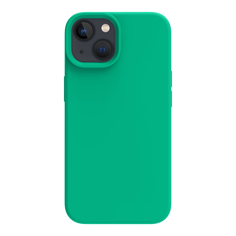 iPhone 14 silicone case - emerald green#color_emerald green