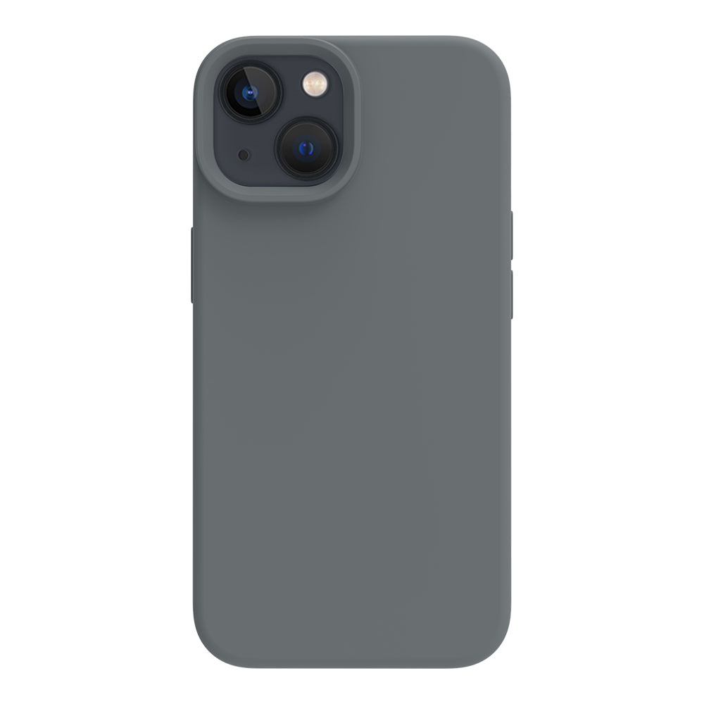 iPhone 14 silicone case - space gray#color_space gray