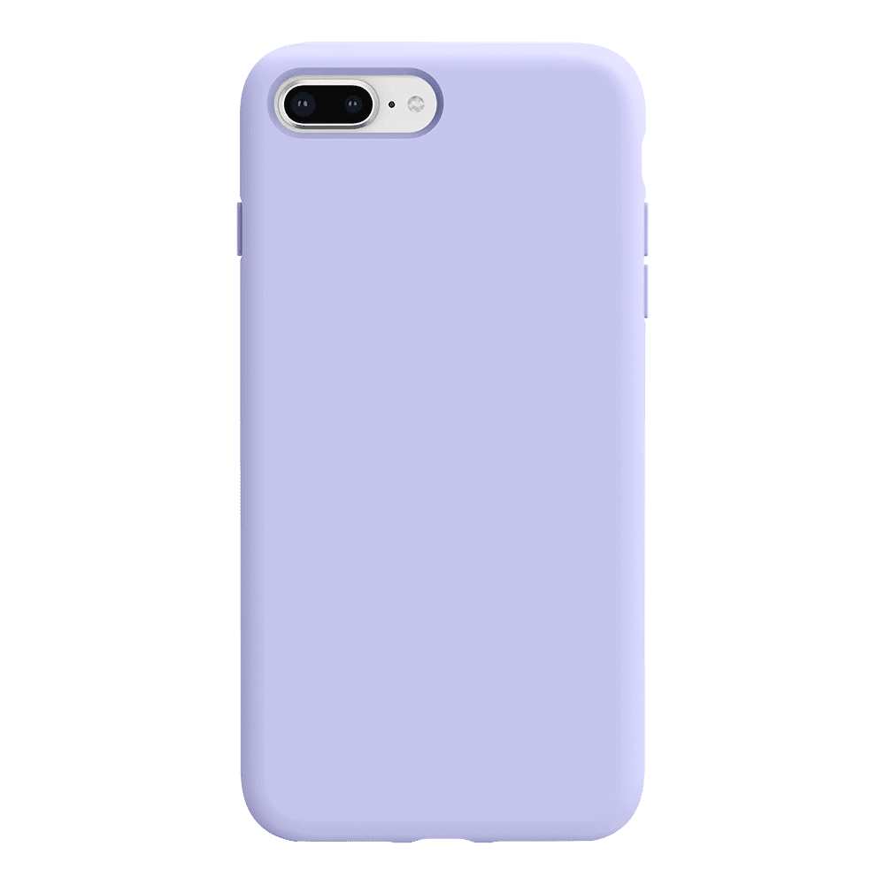 iPhone 8 Plus silicone case - light purple#color_light purple