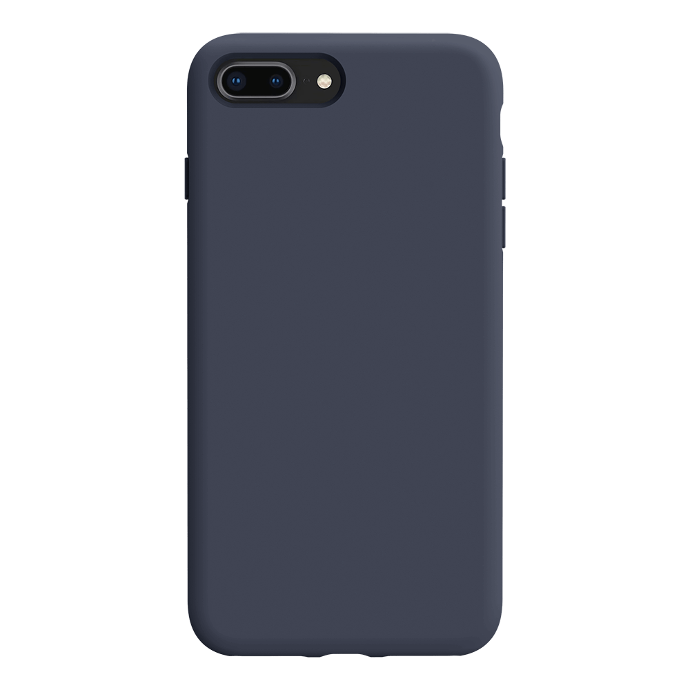 iPhone 8 Plus silicone case - midnight blue#color_midnight blue