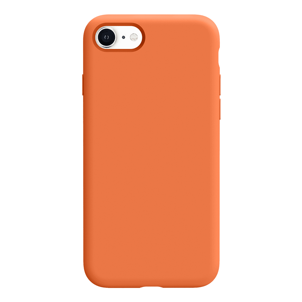 iPhone 8 silicone case - kumquat#color_kumquat