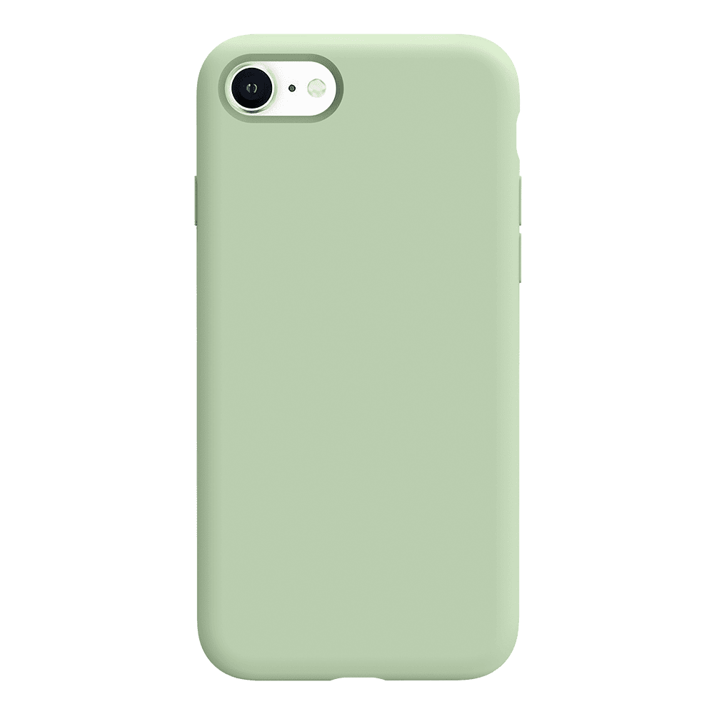iPhone 8 silicone case - pale green#color_pale green