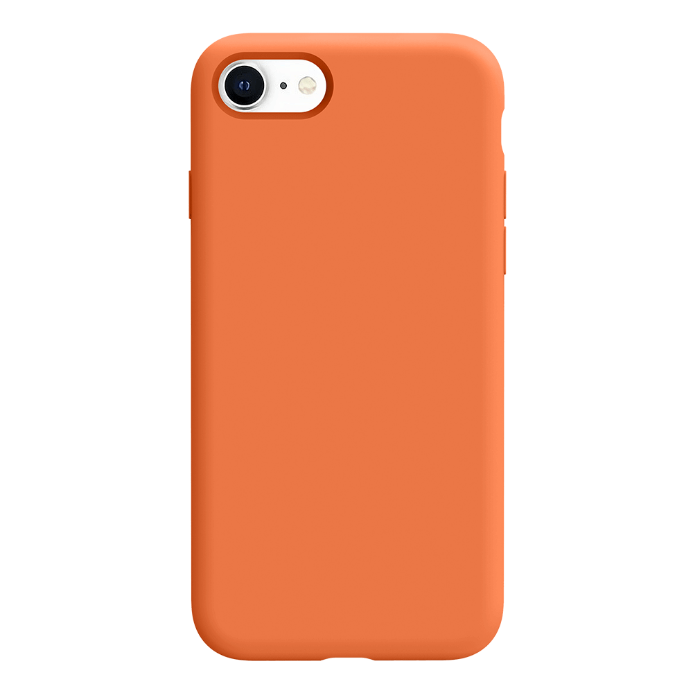 iPhone SE 2022 silicone case - kumquat