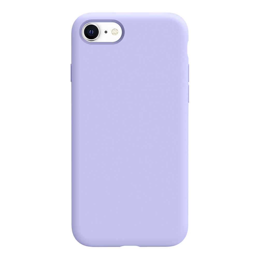iPhone SE 2022 silicone case - light purple