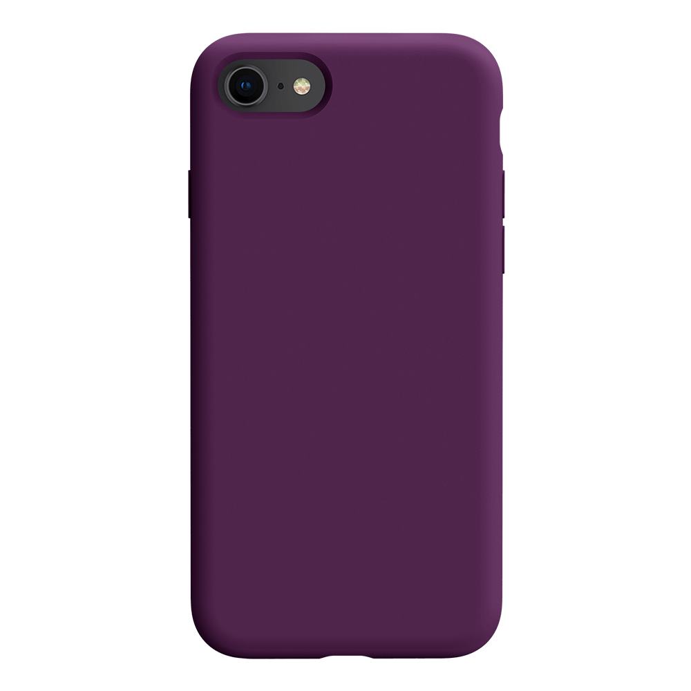 iPhone SE 2022 silicone case - purple