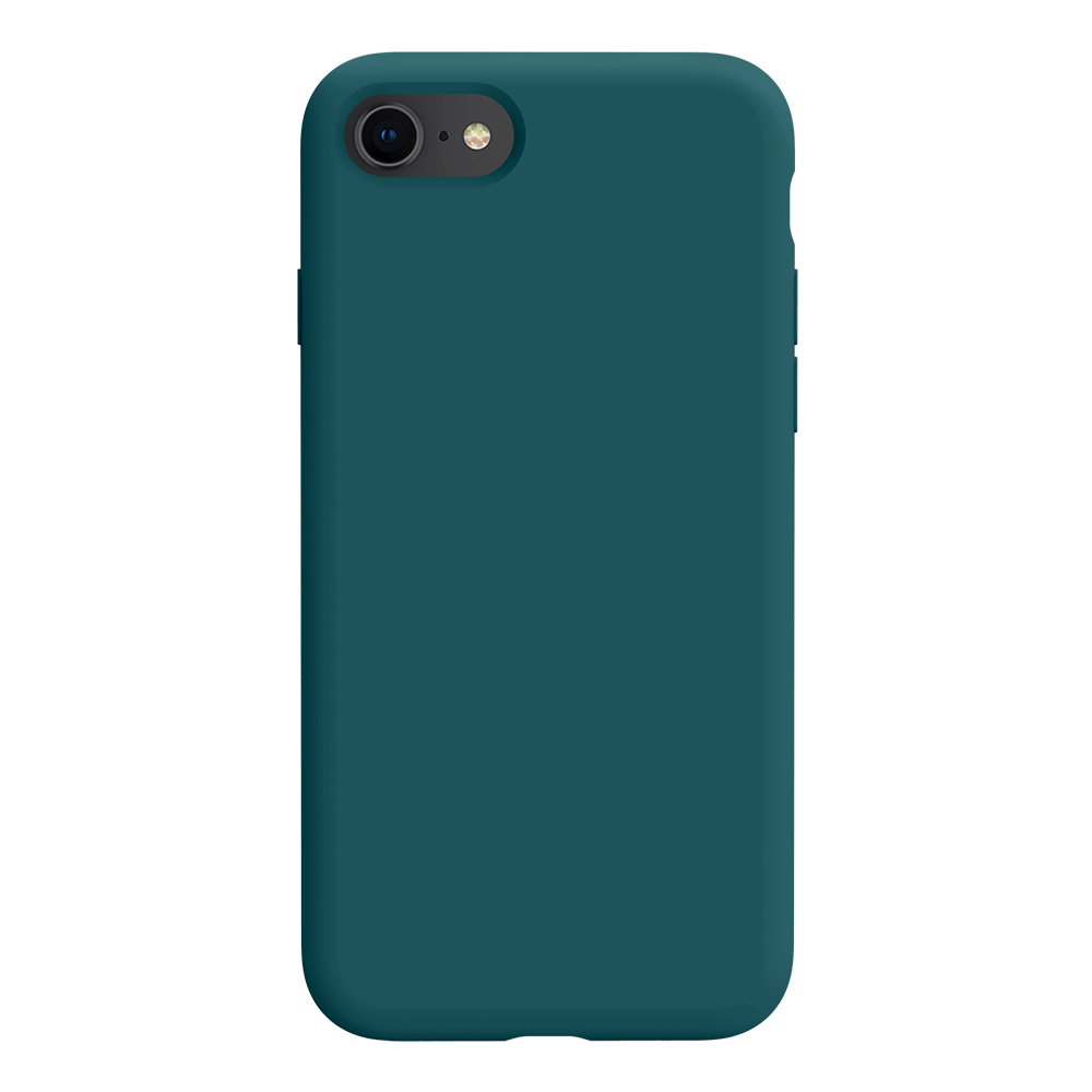 iPhone SE 2022 silicone case - teal
