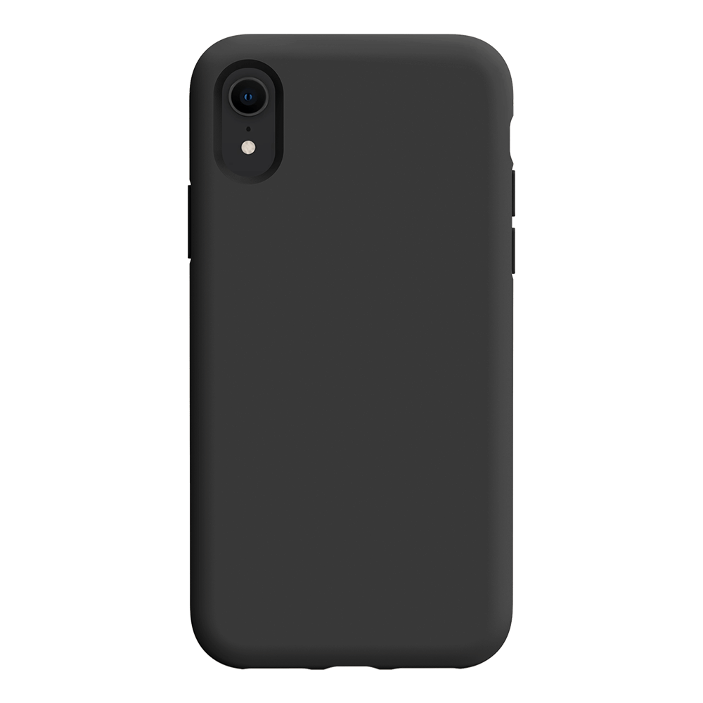 iPhone XR silicone case - black#color_black