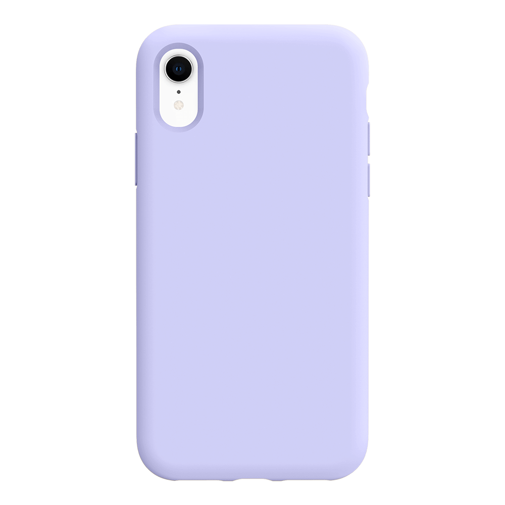 iPhone XR silicone case - light purple#color_light purple