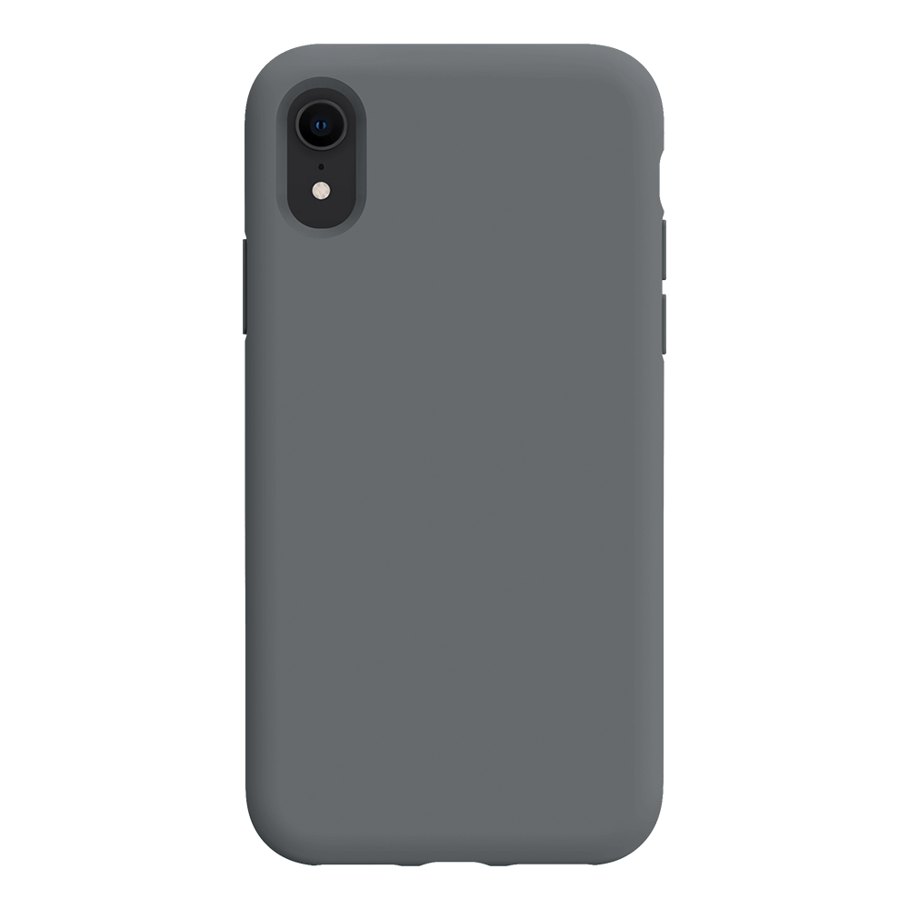 iPhone XR silicone case - space gray#color_space gray