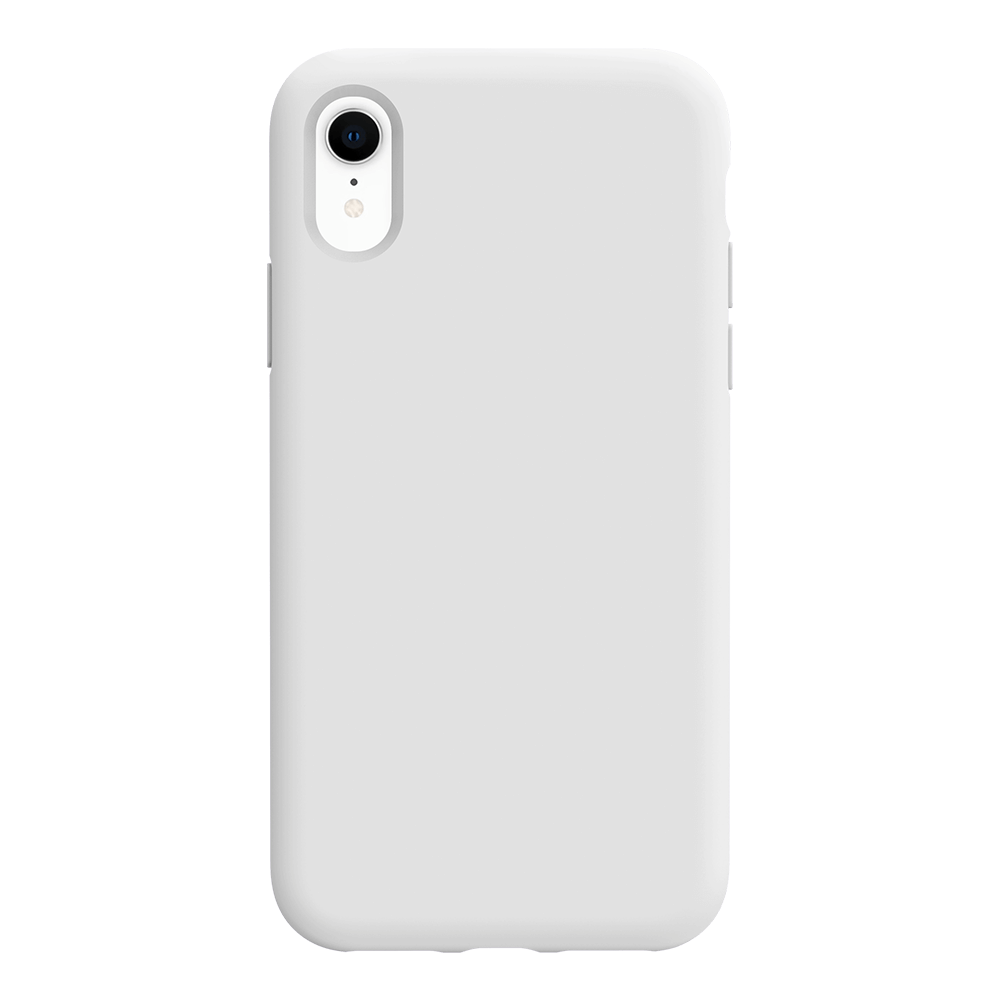 iPhone XR silicone case - white#color_white
