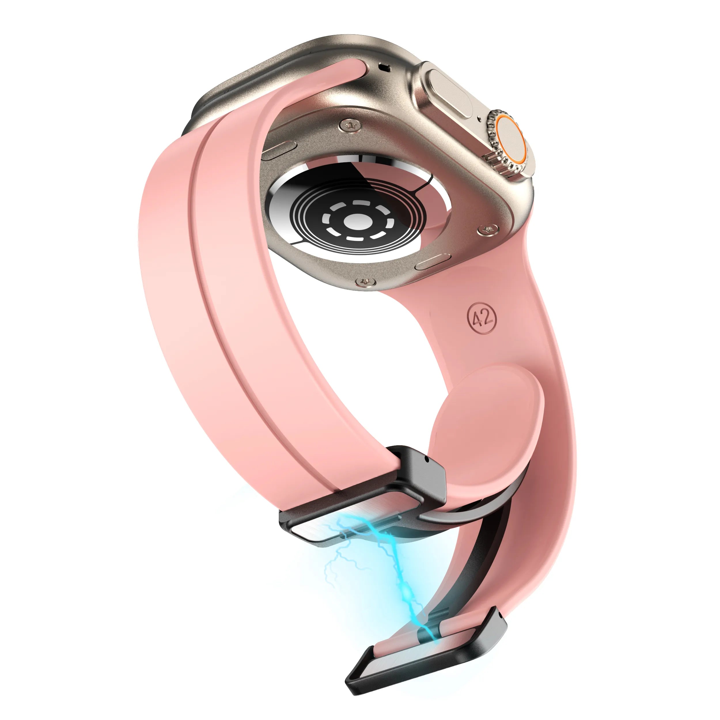 Magnetic sports band - pink#color_pink