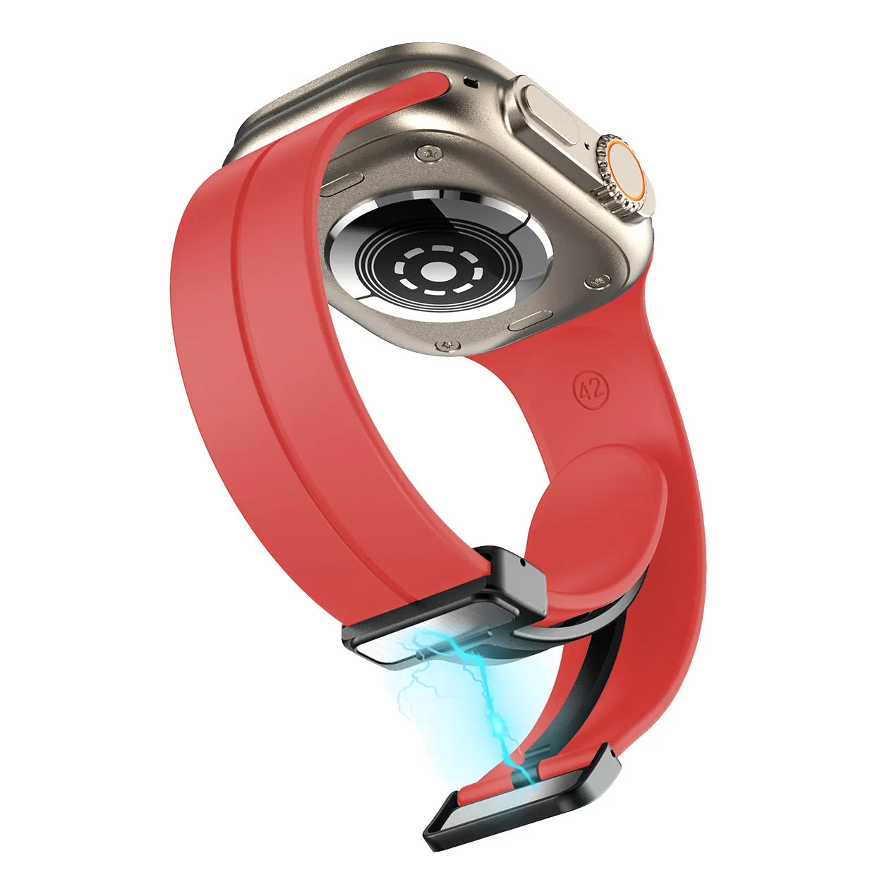 Magnetic sports band - red#color_red