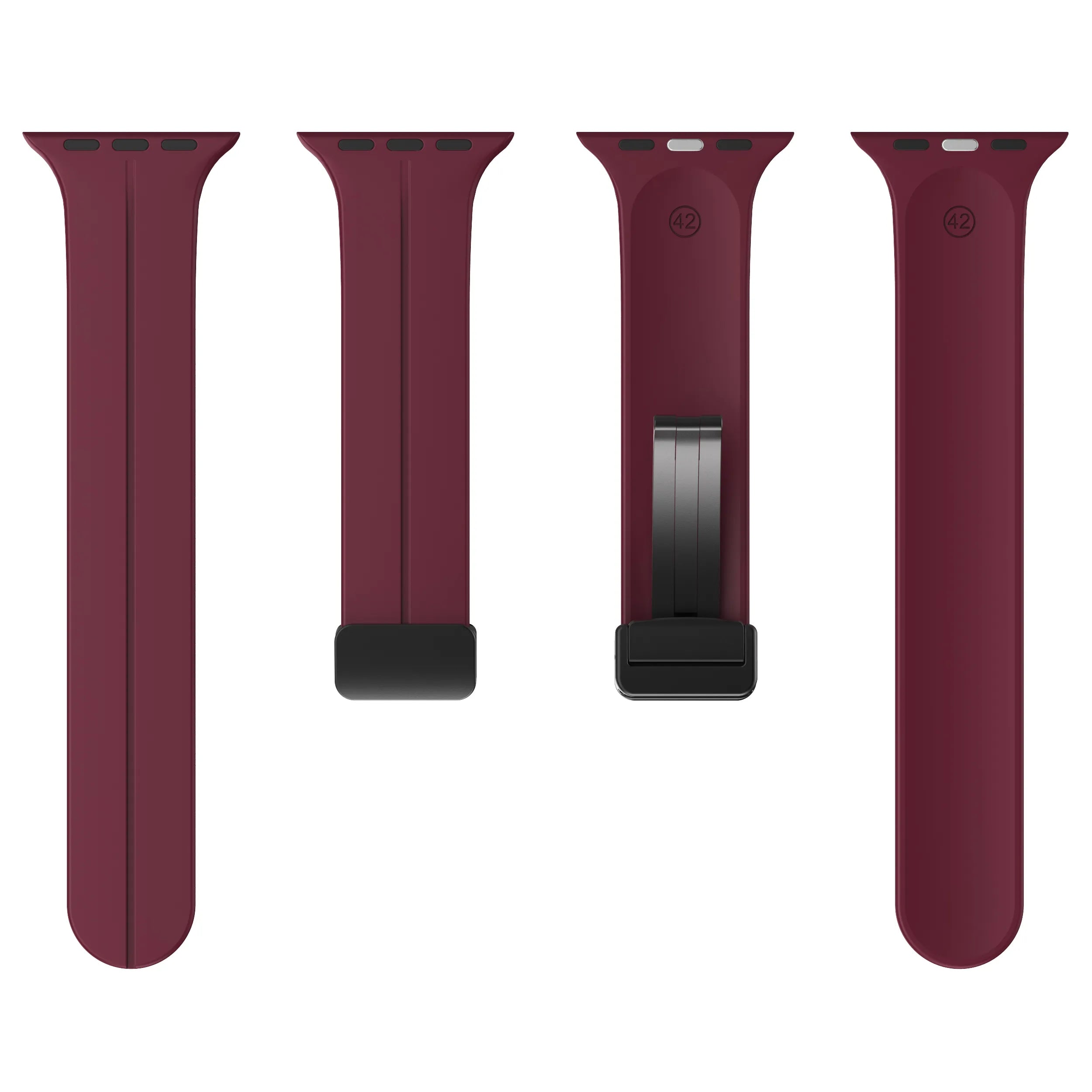 Magnetic sports band - wine red#color_wine red