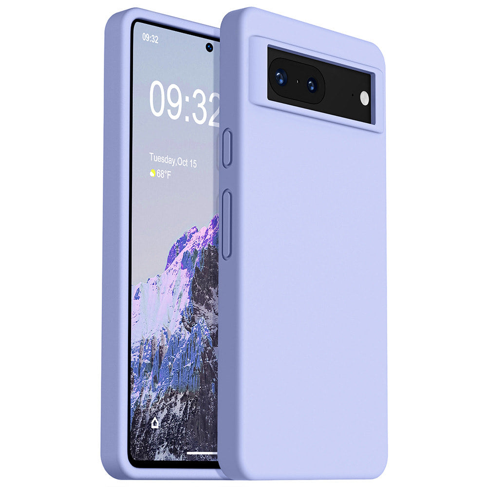 Pixel 7 silicone case- light purple