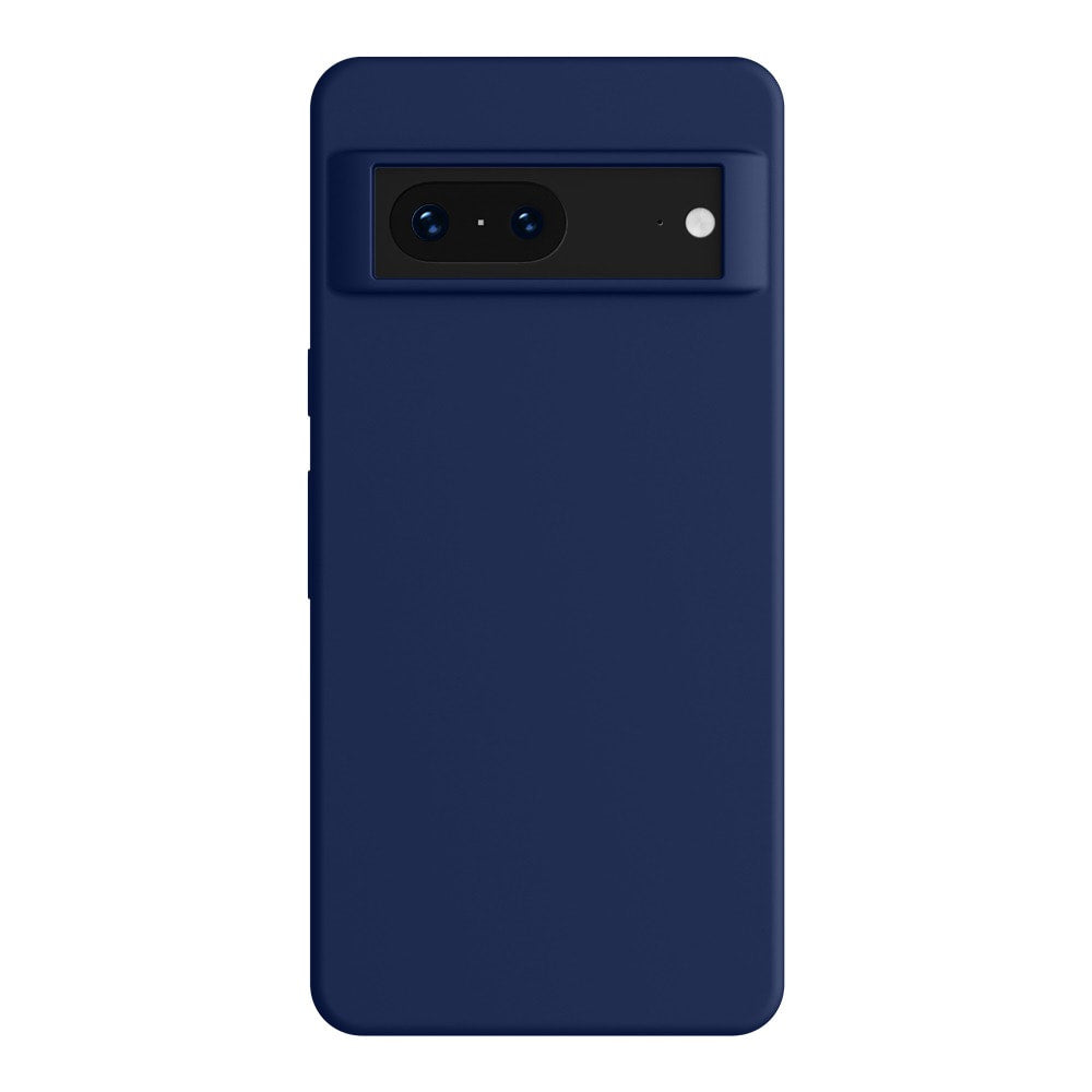 silicone Pixel 7 case navy blue#color_navy blue