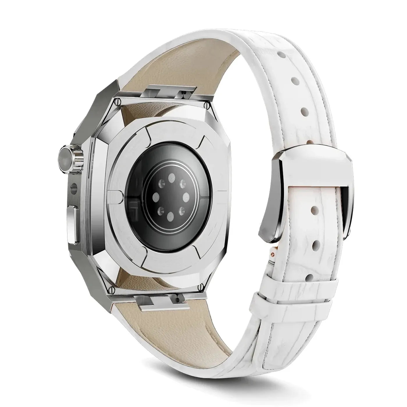 Luxury Apple Watch case#color_white